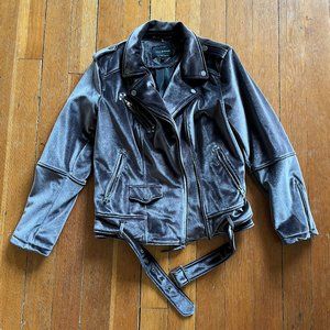 Lucky Brand Velvet Moto Jacket